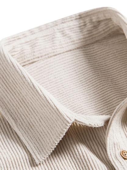 Maas & Mode® | Overhemd met Knopen en Korte Mouwen