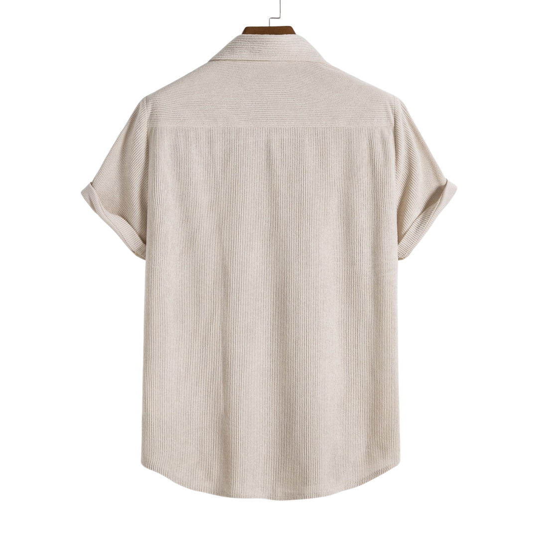 Maas & Mode® | Overhemd met Knopen en Korte Mouwen