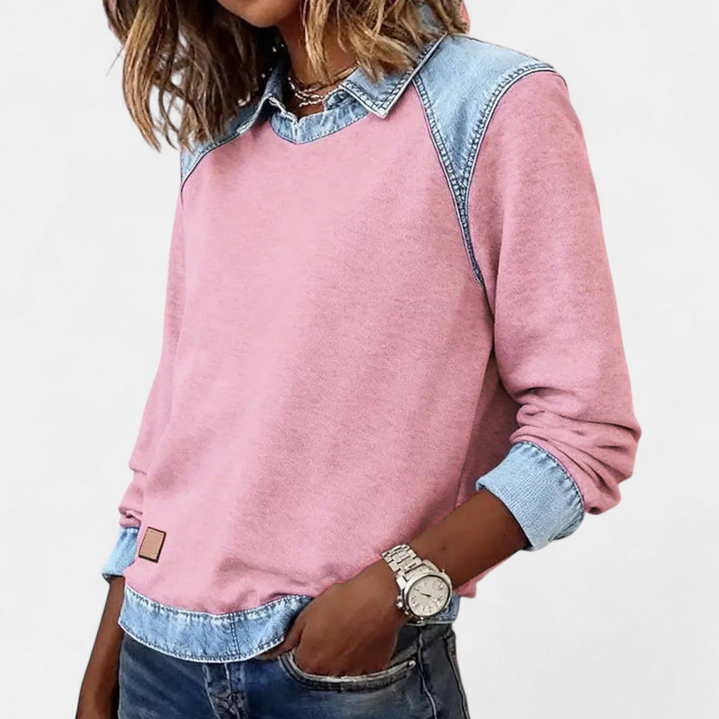 Maas & Mode® | Trendy Lange Mouwen Damestrui