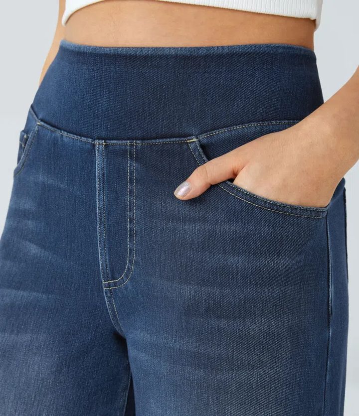 Maas & Mode | Comfortabele jeans met hoge taille