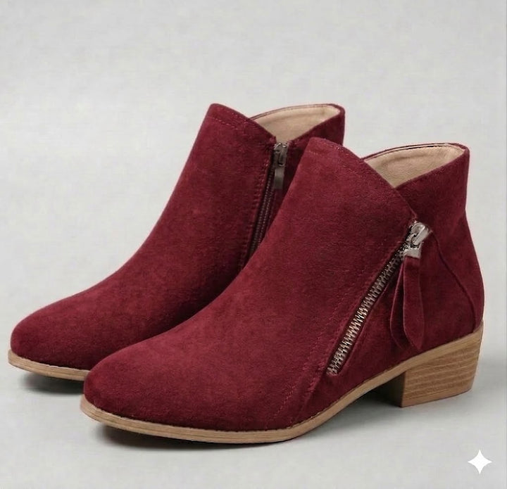 Maas & Mode | Mara Enkellaars met Ritssluiting