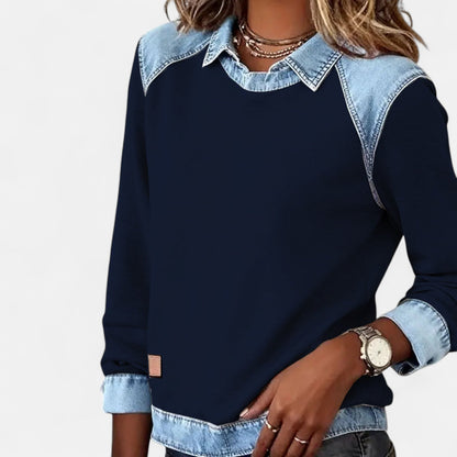 Maas & Mode® | Trendy Lange Mouwen Damestrui