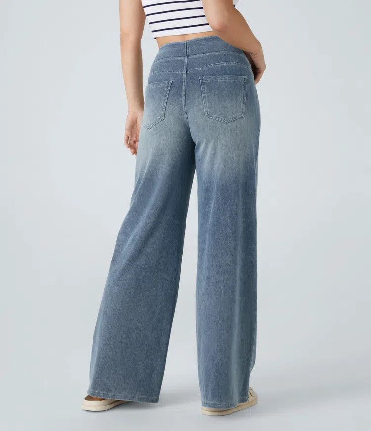 Maas & Mode | Comfortabele jeans met hoge taille