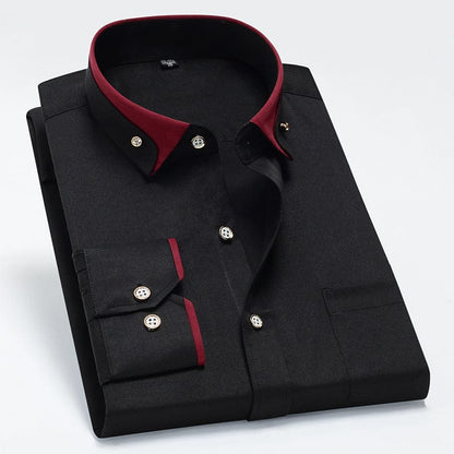 Maas & Mode® | Comfortabel overhemd voor heren