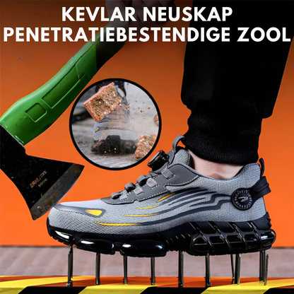 Maas & Mode® | Orthopedische S3 Veiligheids-Schoen | Anti-slip | Breed Voetbed