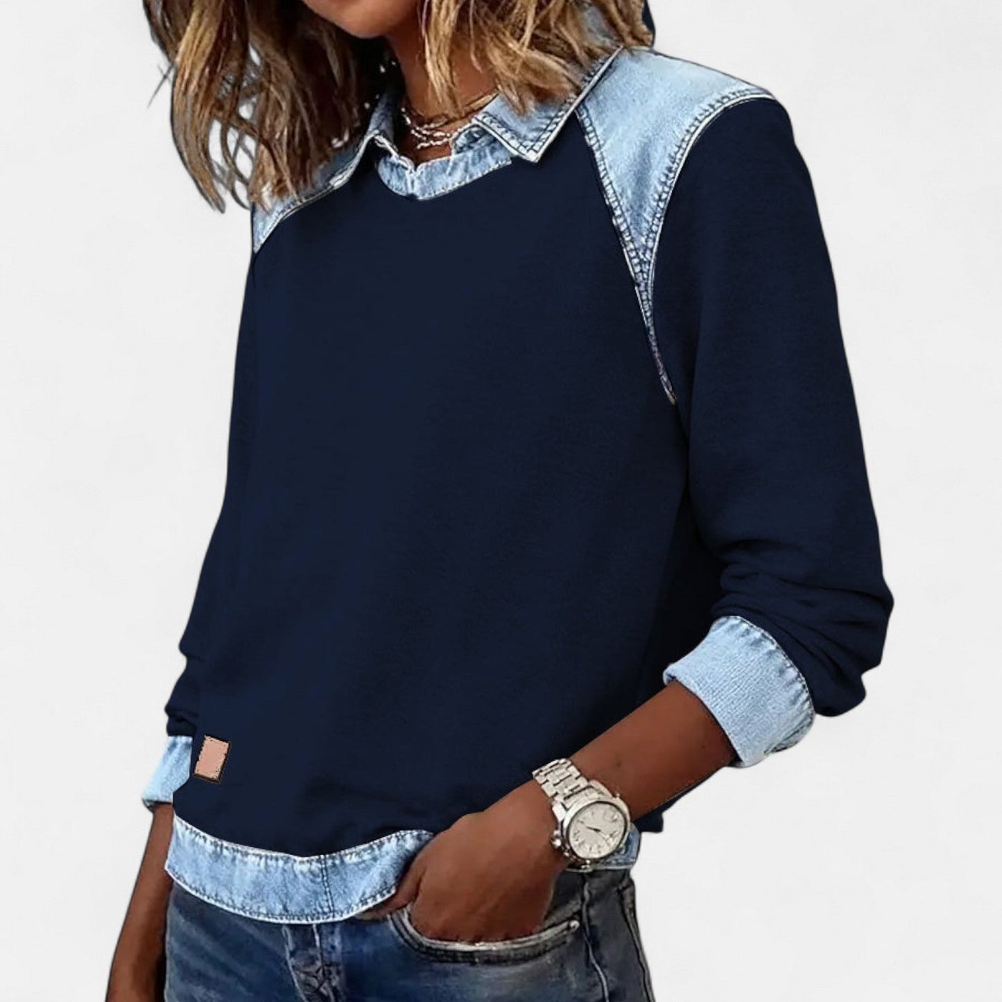 Maas & Mode® | Trendy Lange Mouwen Damestrui