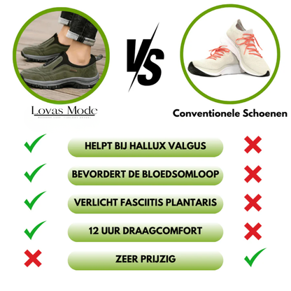 Maas & Mode® | Wandelschoen voor pijnvrije voeten — speciaal voor mensen met brede voeten of voetklachten