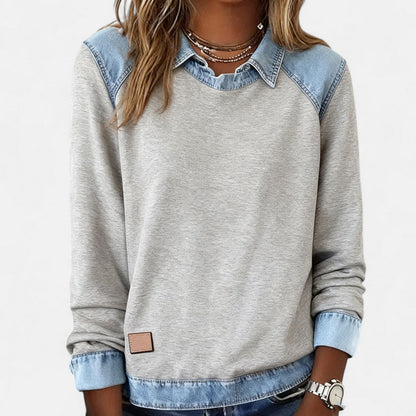 Maas & Mode® | Trendy Lange Mouwen Damestrui