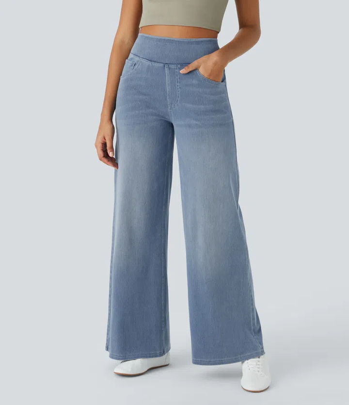 Maas & Mode | Comfortabele jeans met hoge taille