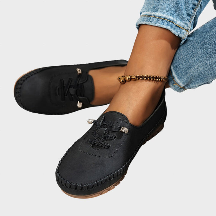 Maas & Mode | Comfortschoen met zacht bovenwerk en gevormd voetbed