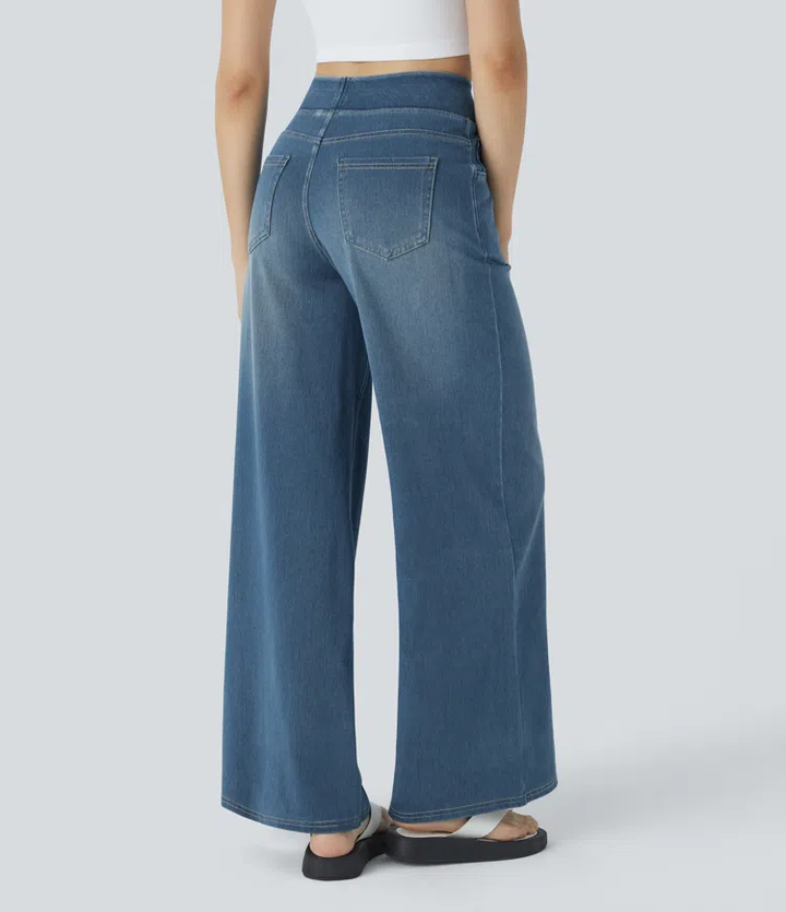 Maas & Mode | Comfortabele jeans met hoge taille