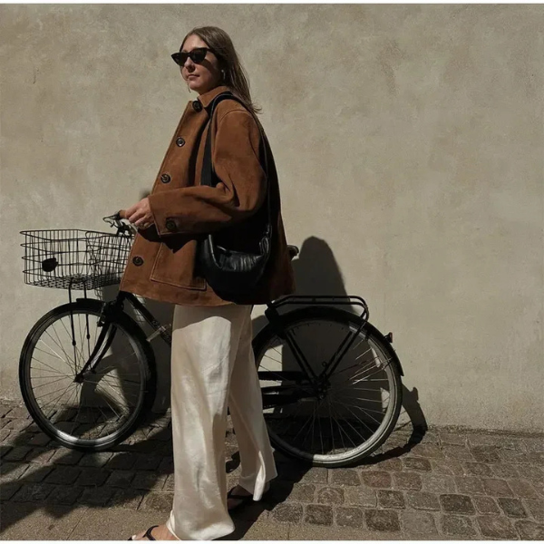 Maas & Mode | Suede Statement Coat