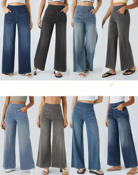 Maas & Mode | Comfortabele jeans met hoge taille
