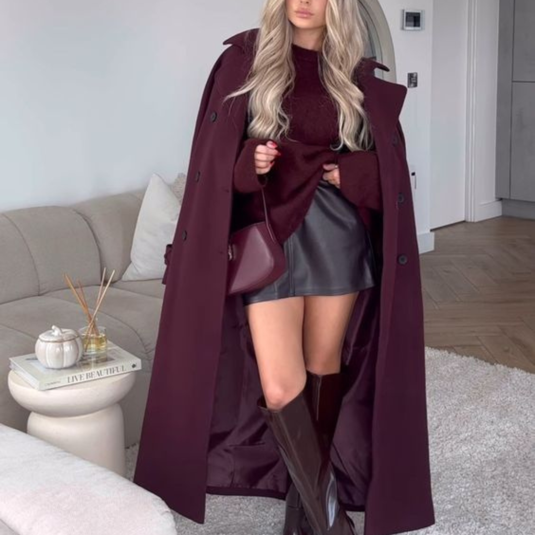 Maas & Mode | Classy Burgundy Jas