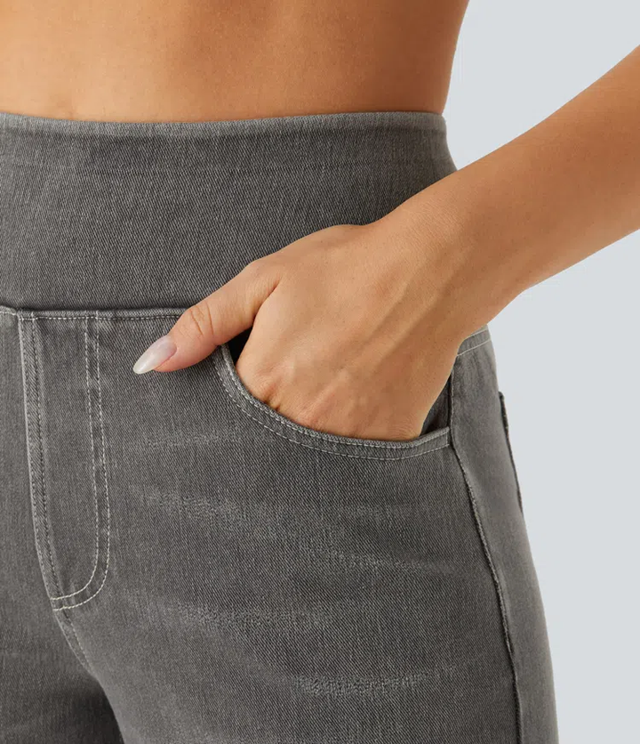 Maas & Mode | Comfortabele jeans met hoge taille