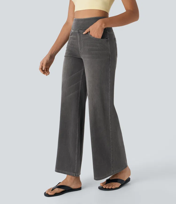 Maas & Mode | Comfortabele jeans met hoge taille
