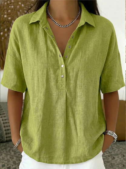 Maas & Mode® | Blouse met kraag