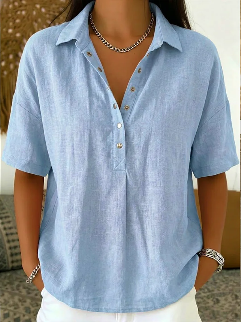 Maas & Mode® | Blouse met kraag