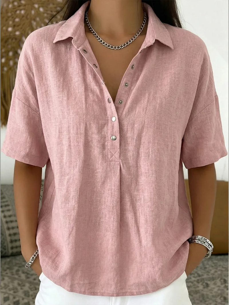 Maas & Mode® | Blouse met kraag