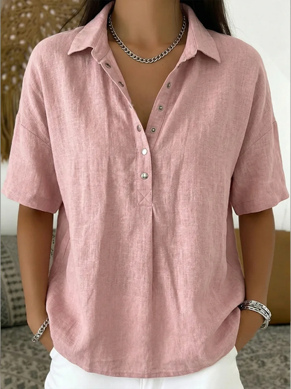 Maas & Mode® | Blouse met kraag