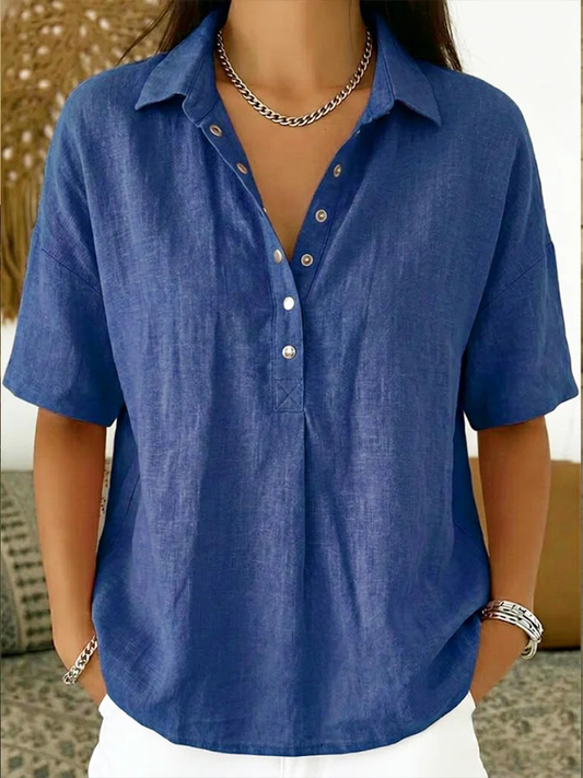 Maas & Mode® | Blouse met kraag