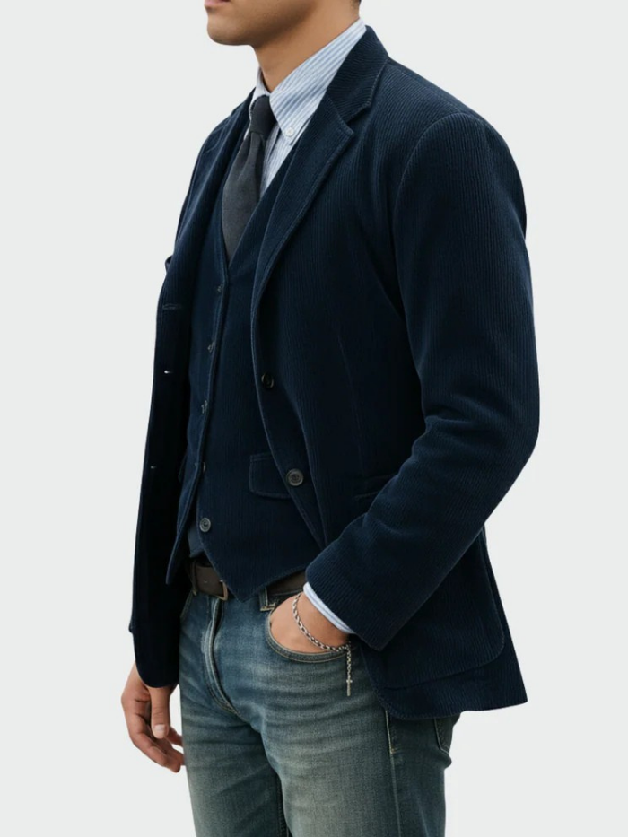 Maas & Mode® | 2-Piece Set: Blazer and Vest