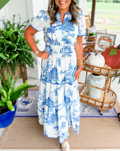 Maas & Mode® | Klassieke Maxi Jurk