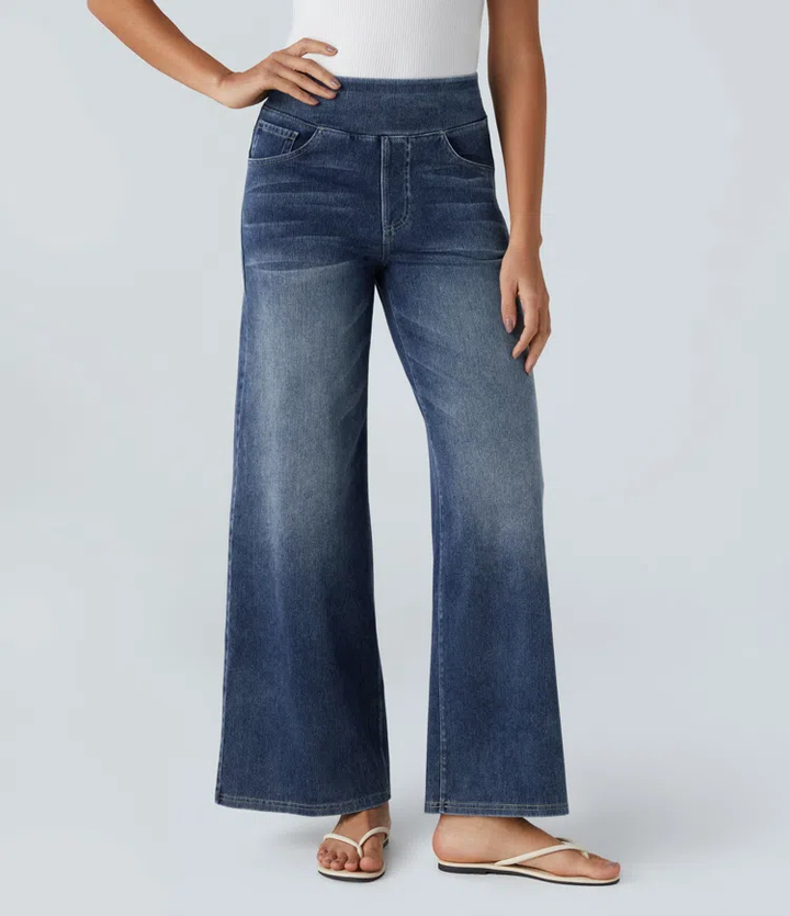 Maas & Mode | Comfortabele jeans met hoge taille