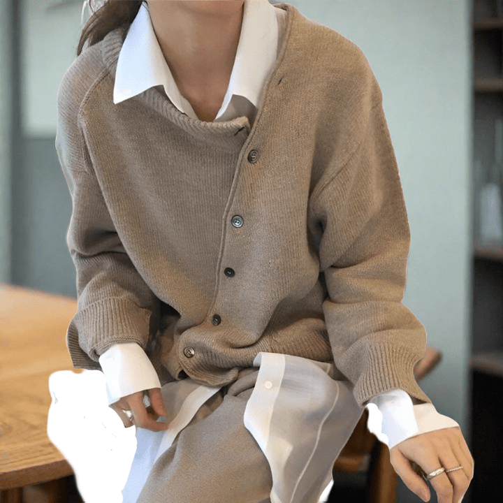 Maas & Mode | Cardigan Met Knoopjes