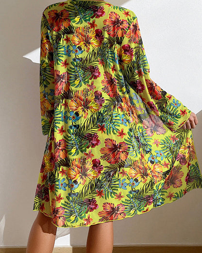 Glenda - Bikini met bloemenrok