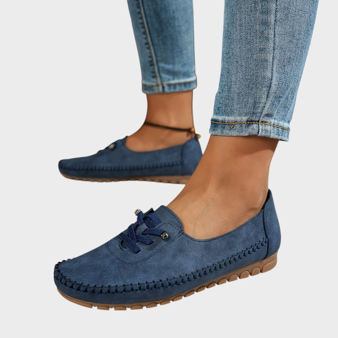 Maas & Mode | Comfortschoen met zacht bovenwerk en gevormd voetbed