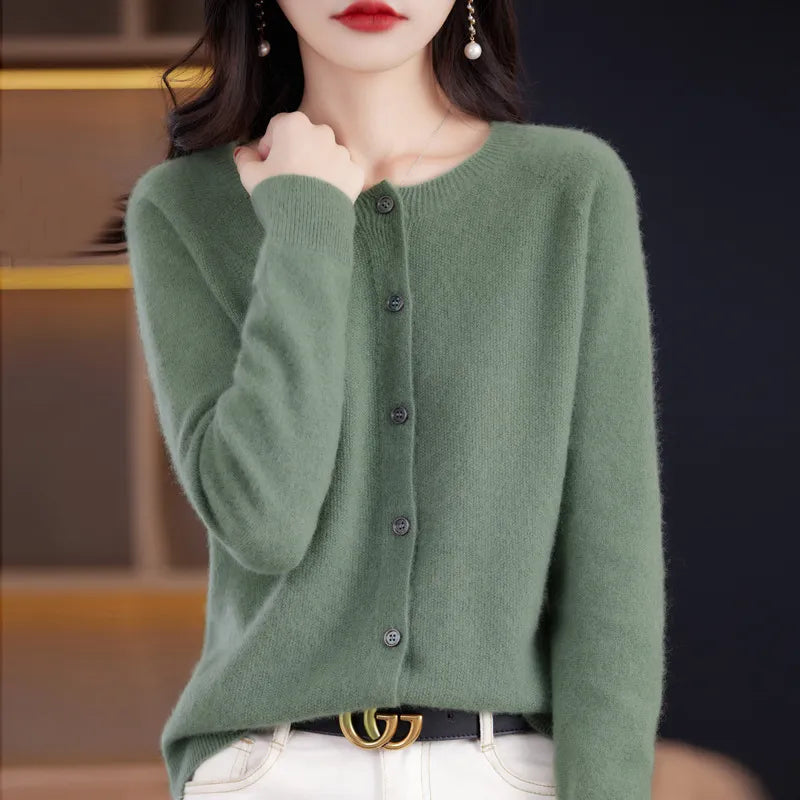 Maas & Mode | Elegante Knoopjes Cardigan
