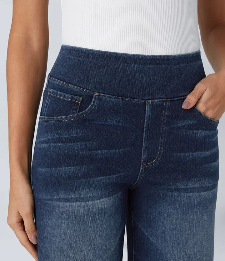 Maas & Mode | Comfortabele jeans met hoge taille