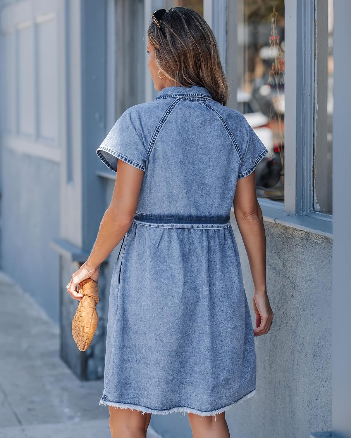 Maas & Mode® | Sanne Westerse Denim jurk