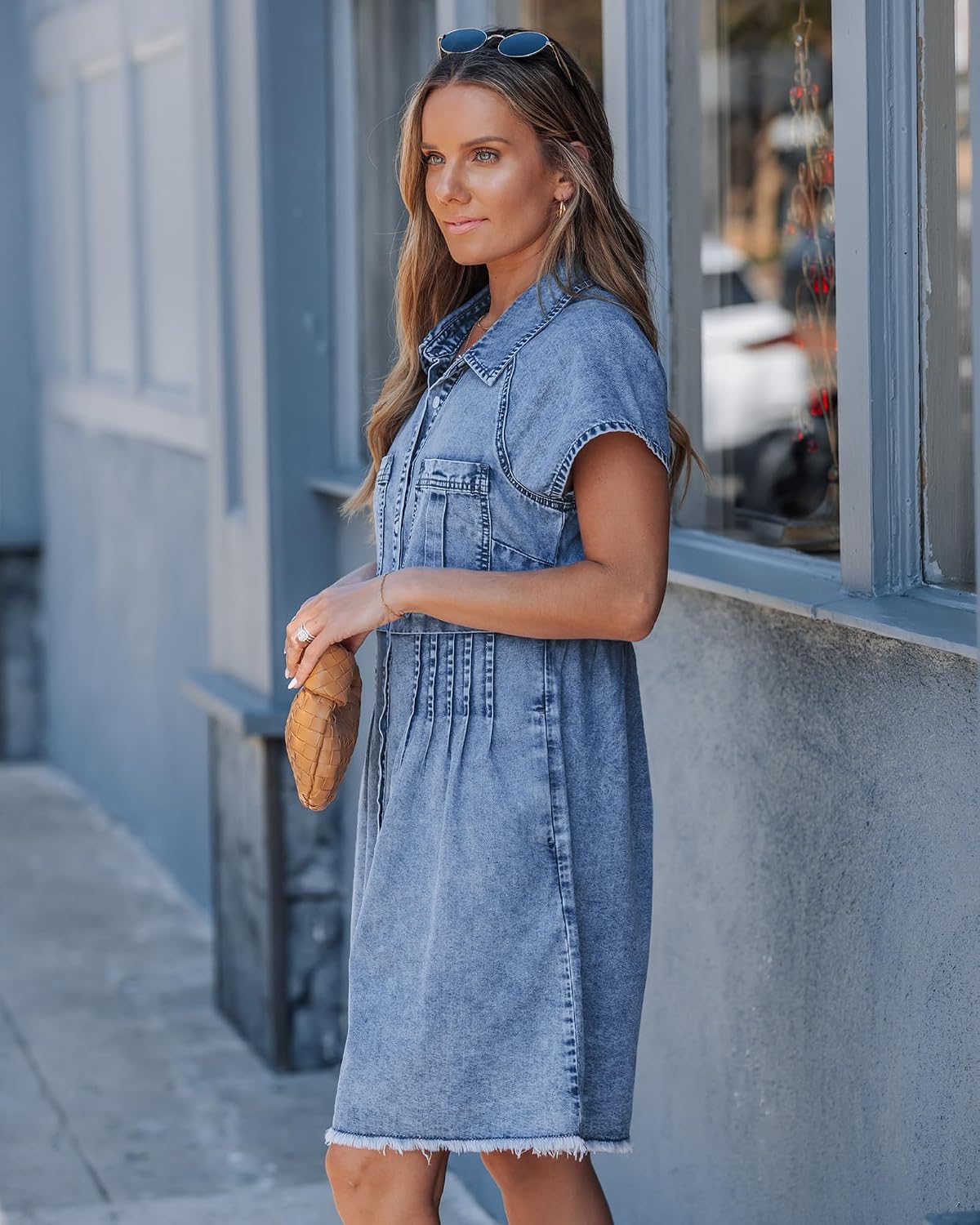 Maas & Mode® | Sanne Westerse Denim jurk