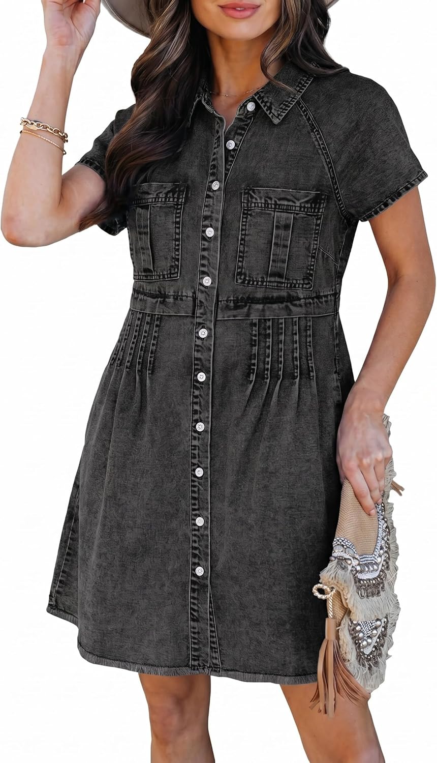 Maas & Mode® | Sanne Westerse Denim jurk