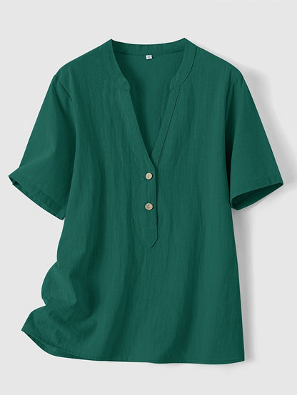 Maas & Mode® | Elegante V-Hals Blouse