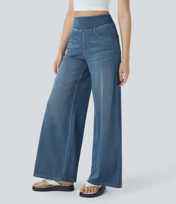Maas & Mode | Comfortabele jeans met hoge taille