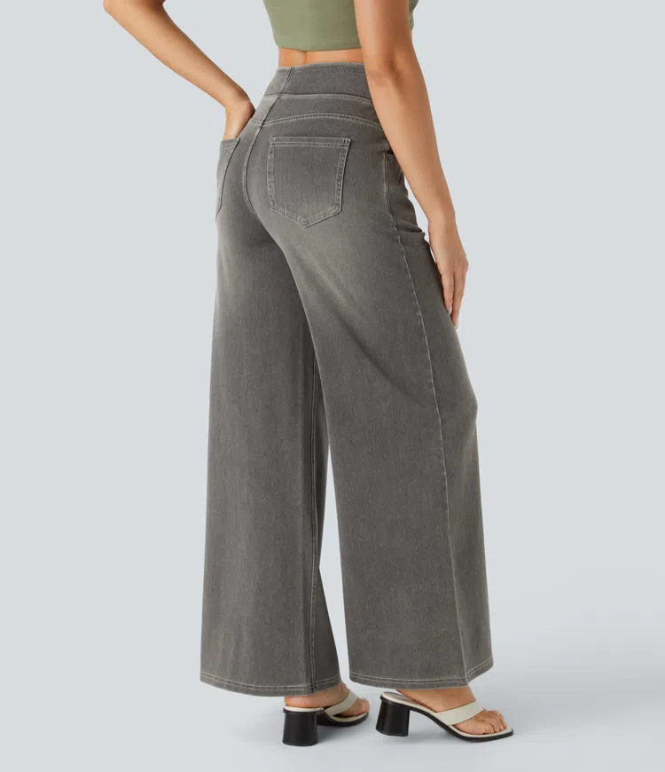 Maas & Mode | Comfortabele jeans met hoge taille