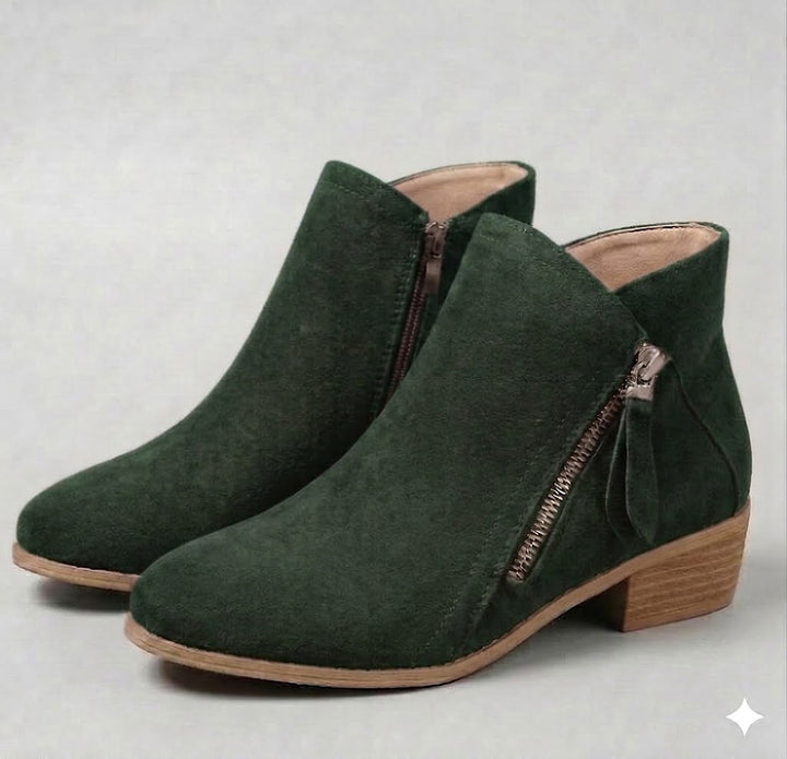 Maas & Mode | Mara Enkellaars met Ritssluiting
