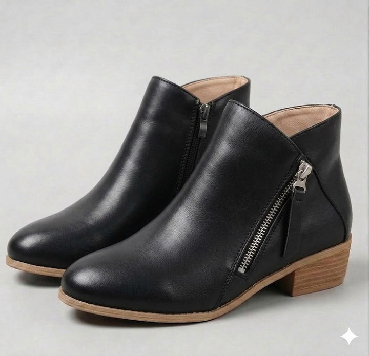Maas & Mode | Mara Enkellaars met Ritssluiting