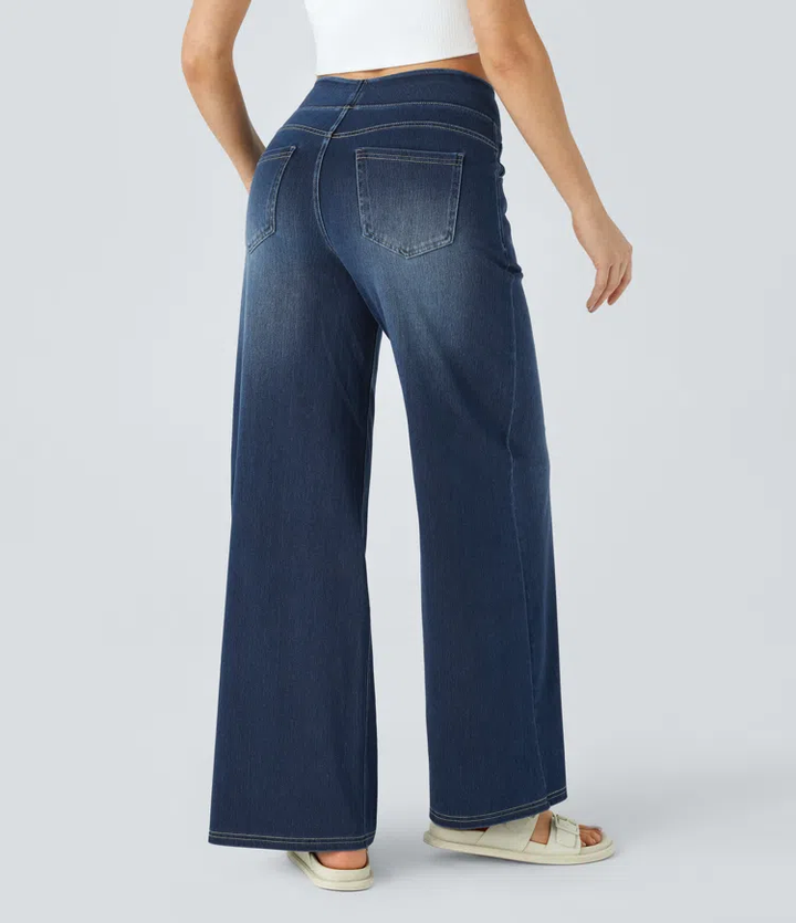 Maas & Mode | Comfortabele jeans met hoge taille
