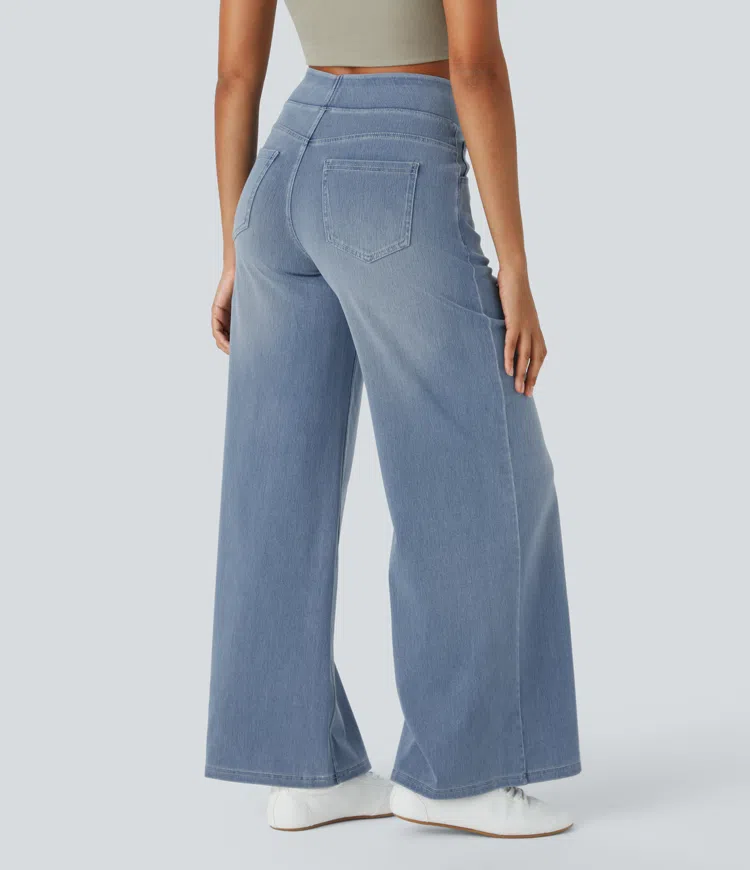 Maas & Mode | Comfortabele jeans met hoge taille