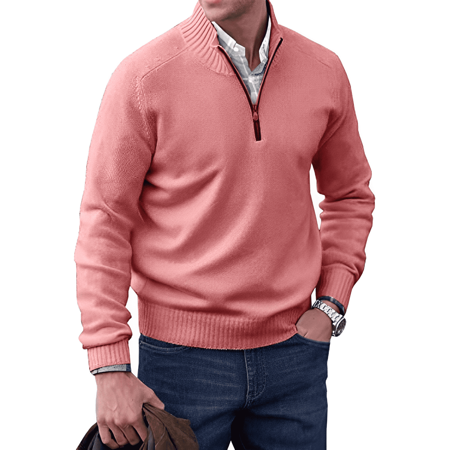 Maas & Mode® | Contemporary Zip Sweater