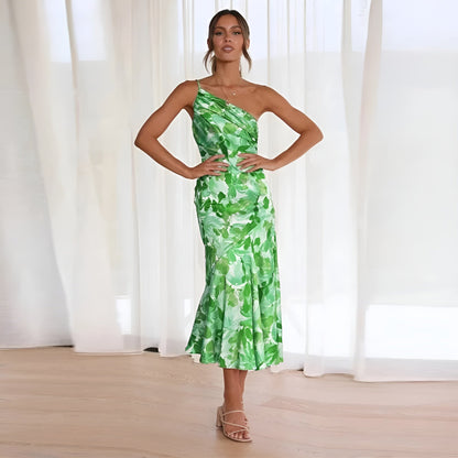 Maas & Mode® | Elegante Maxi-jurk met Bloemenprint