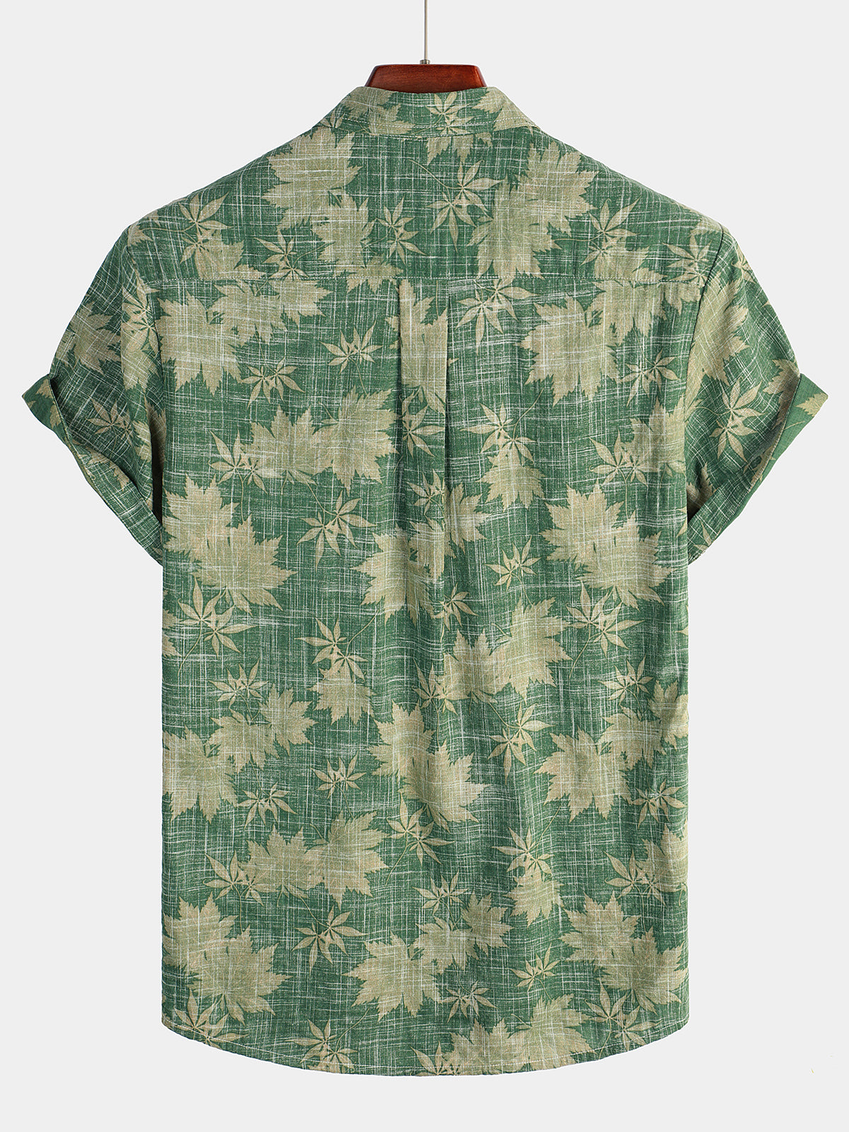 Maas & Mode® | Katoenen Hawaii Overhemd met Korte Mouwen