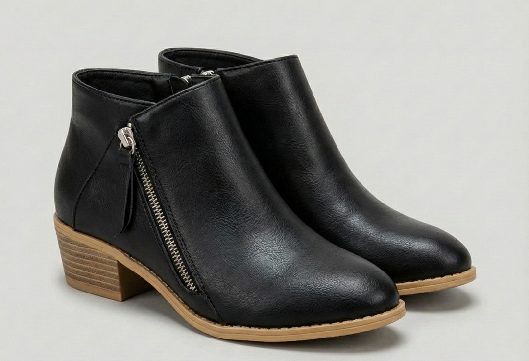Maas & Mode | Mara Enkellaars met Ritssluiting