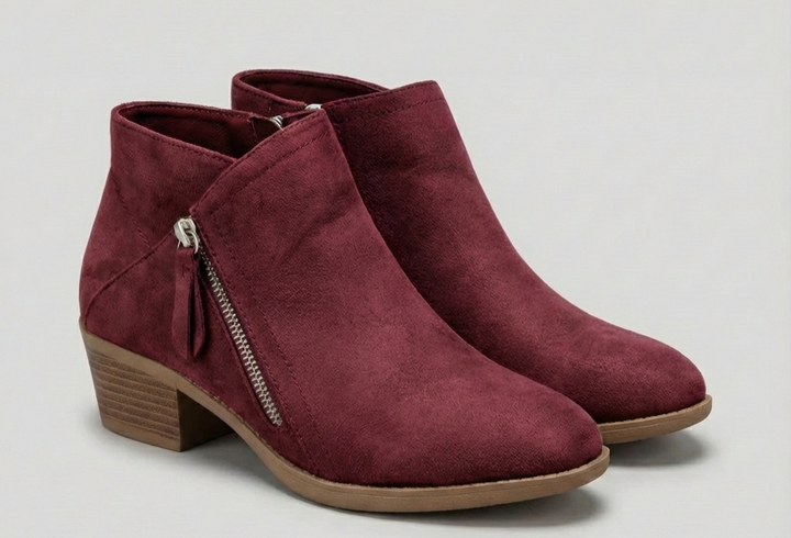 Maas & Mode | Mara Enkellaars met Ritssluiting