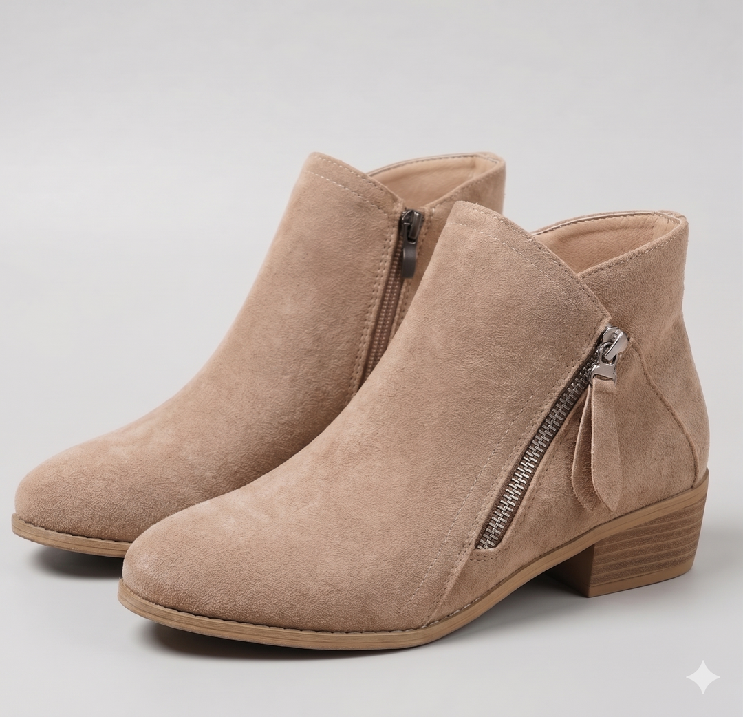 Maas & Mode | Mara Enkellaars met Ritssluiting