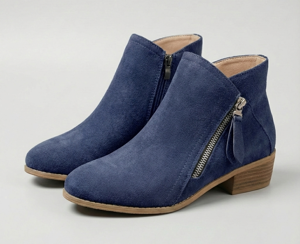 Maas & Mode | Mara Enkellaars met Ritssluiting